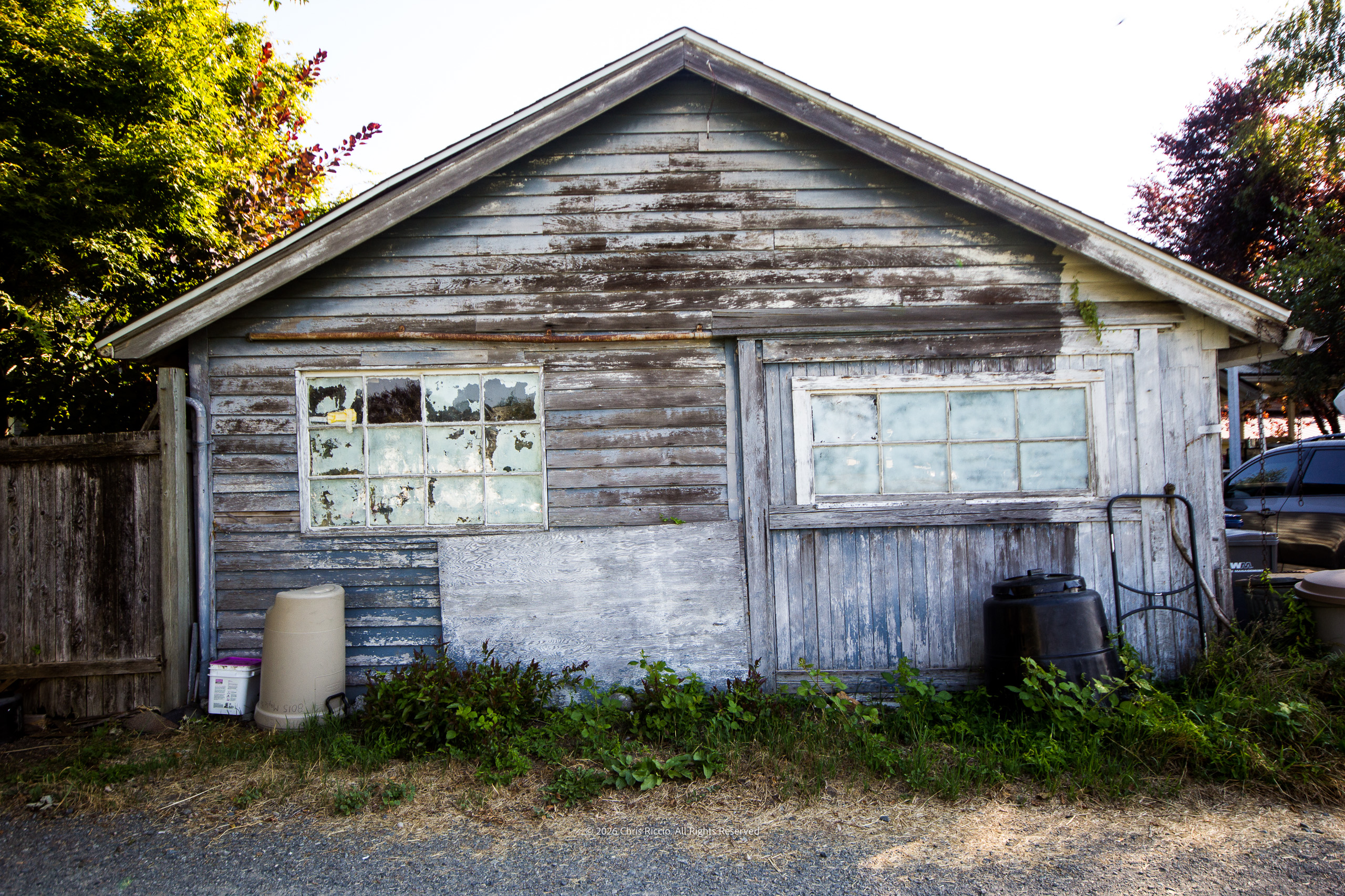 Weathered Garage